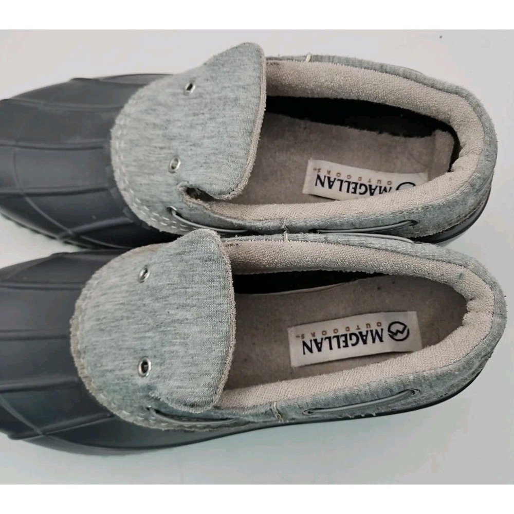 MAGELLAN Outdoor Gray Slip-on Rain Garden Shoes Womens Sz 9 Duck Charming   #407 - Picture 4 of 10